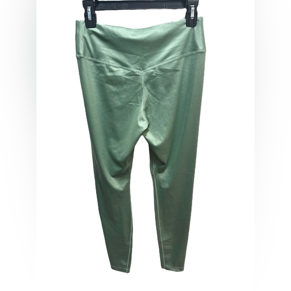 Nike Green Shimmer Leggings - Picture 2 of 4